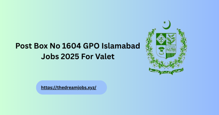 GPO Islamabad Jobs 2025