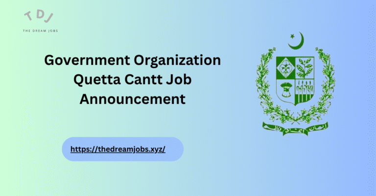 Government Organization Quetta Cantt