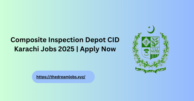 CID Karachi Jobs 2025