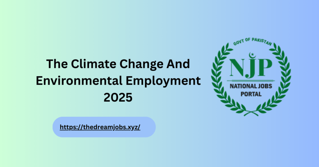 The Climate Change And Environmental Employment