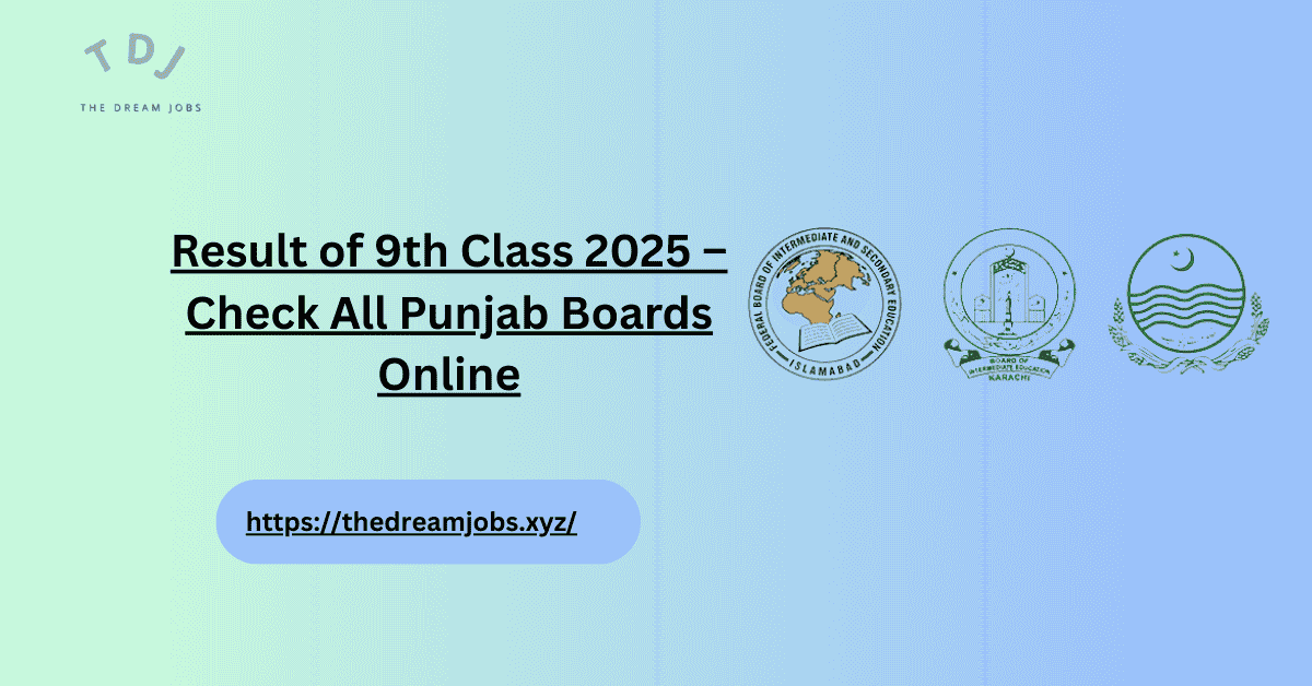 Result of 9th Class 2025